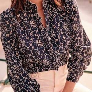 NWT Mathilda Top. 100% cotton. Beautiful embroidery